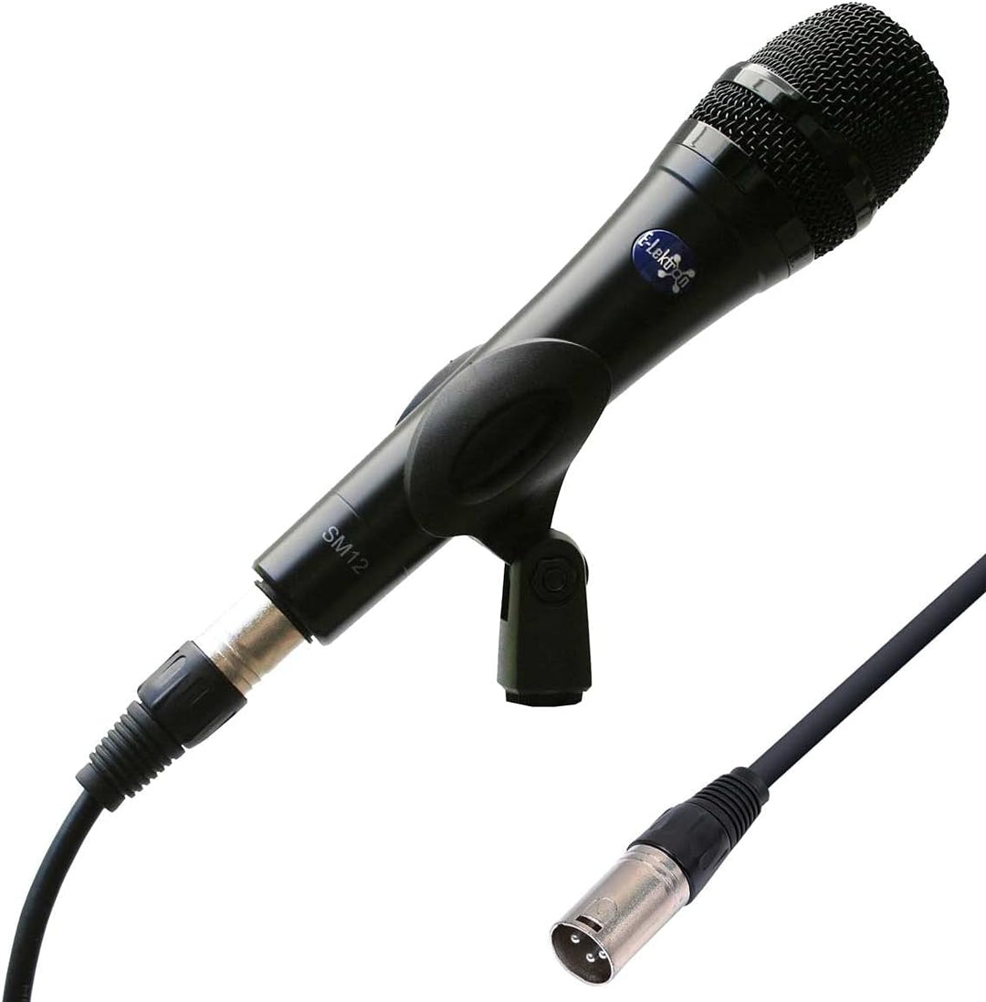 E-Lektron SM12 Studio Live Kondensatormikrofon XLR inkl. Kabel | Koffer Case | Halterung