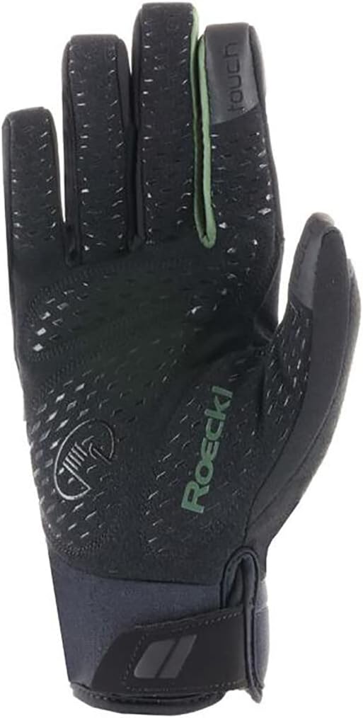 Roeckl Ranten Winter Fahrrad Handschuhe lang schwarz/grün 2023 6, 6