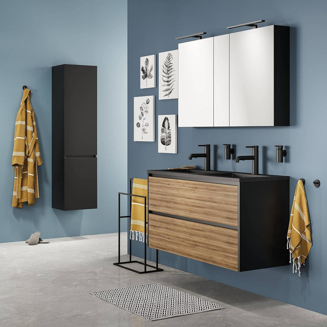Sealskin Badteppich Trellis, schwarz, 90 x 60 cm 90x60 cm Schwarz, 90x60 cm Schwarz