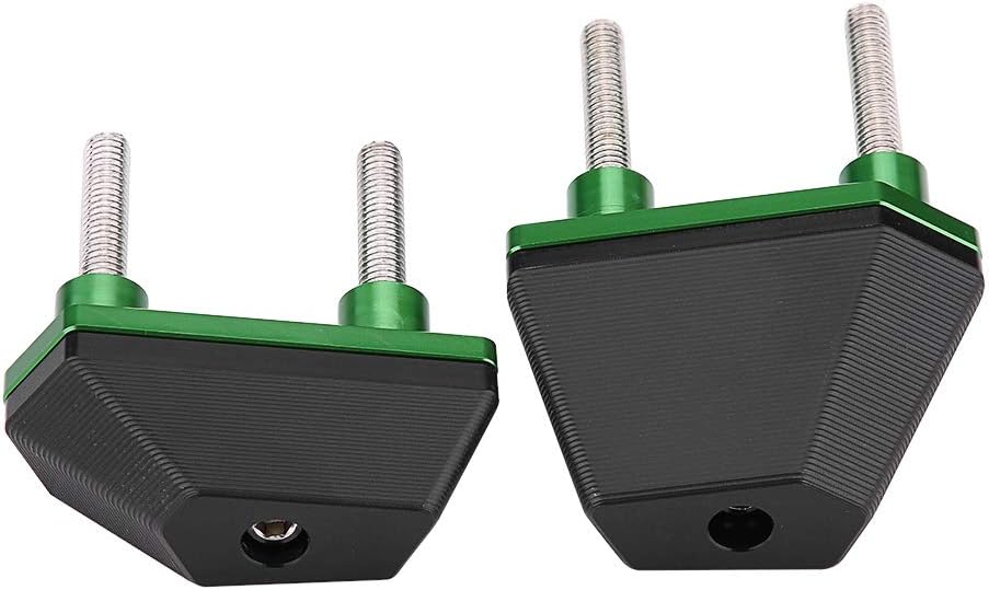 Qiilu 1 Paar Motorrad-Rahmenschieber, Rahmenschieber für fallenden Crash-Pad-Schutz für Z800 Z1000 Z