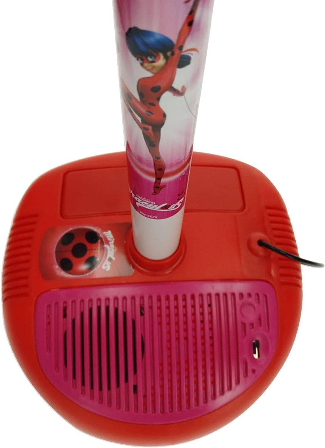 Reig 2675 Miraculous: Tales of Ladybug & Cat Noir Gitarre mit Standmikrofon und Verstärker, rot, M
