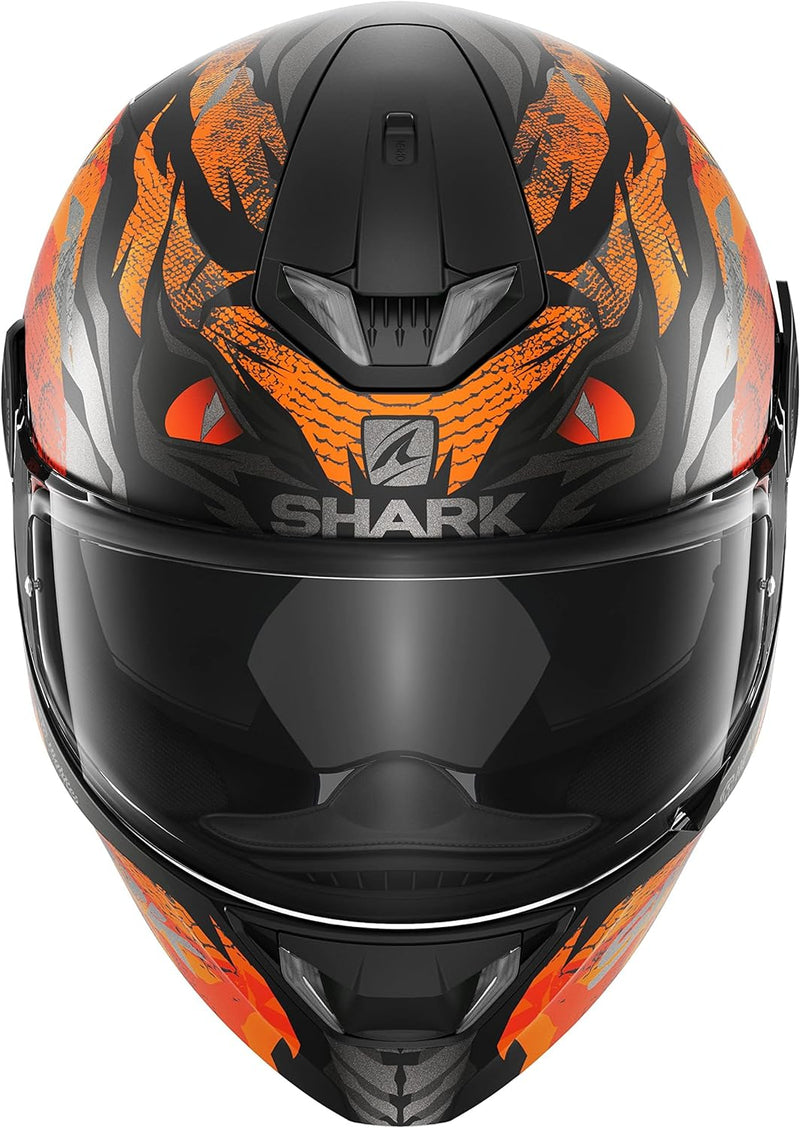 SHARK, integralhelm Skwal2 Iker Lecuona KOS, XS black mat orange silver XS, black mat orange silver