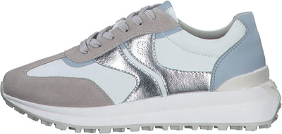 s.Oliver Damen 5-5-23639-30 Sneaker 37 EU White Blue, 37 EU White Blue