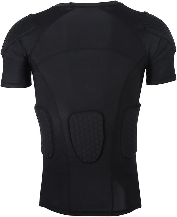 VGEBY1 Herren T-Shirt, gepolstert, Silikon, stossfest, Sportzubehör T-shirts, T-shirts