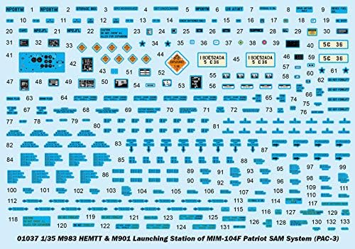 Trumpeter 001037 1/35 M983 HEMTT und M901 für MIM104F Patriot SAM System, Spiel