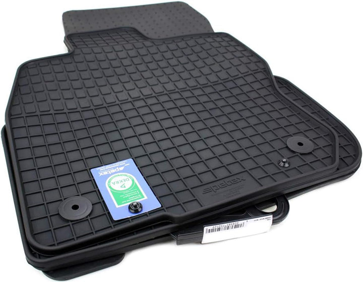 kfz-premiumteile24 Premium Gummimatten Kompatibel mit Leon (KL) + Leon ST (KL) + e-TSI (Mildhybrid)