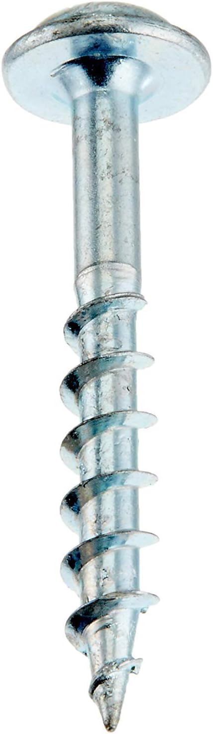 Silverline Zinc Pocket-Hole Screws Washer Head - Coarse