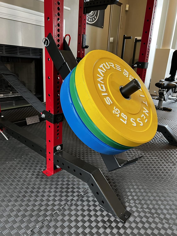 Signature Fitness SF-3 0,7 kg Kapazität 7,6 x 7,6 cm Power Cage Squat Rack, inklusive J-Haken und Si