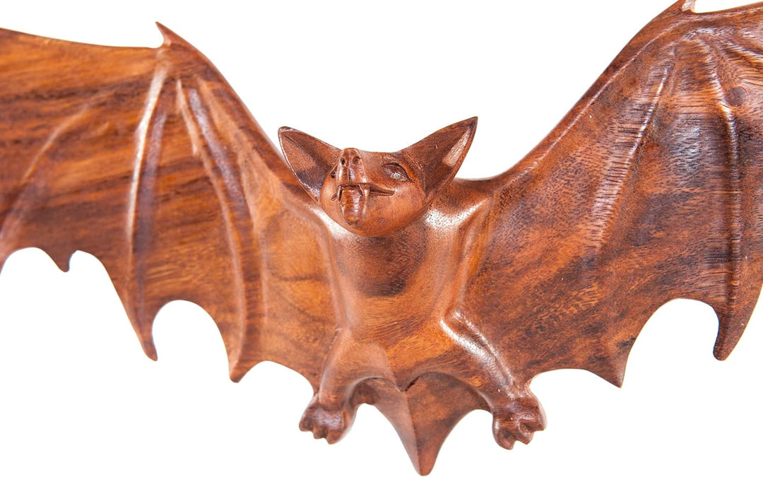 Windalf Gothic Wandbild FLAPP 49 cm Vampir-Fledermaus Wandrelief Wandobjekt Holzbild Handarbeit aus