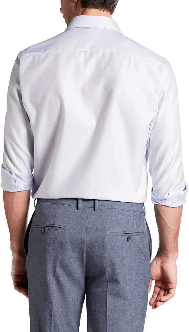 eterna Langarm Hemd Comfort Fit Twill unifarben