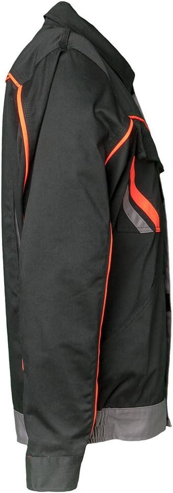 Planam Grösse 68 Herren Visline V2 Bundjacke schwarz orange zink Modell 2481