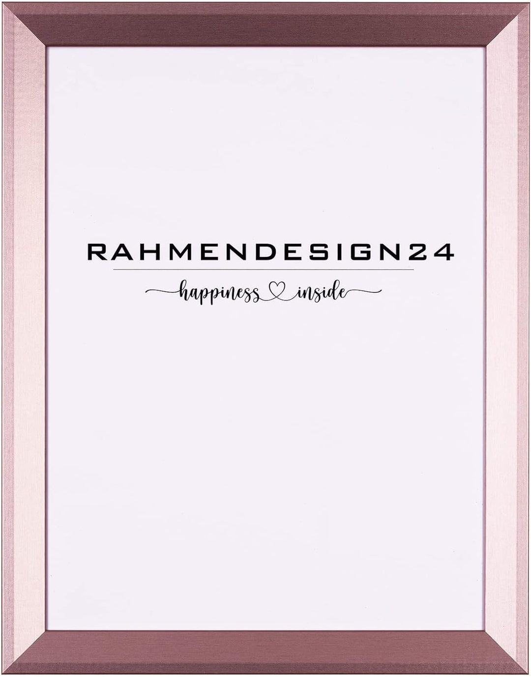 Rahmendesign24 Bilderrahmen Rio 40x80 Roségold Fotorahmen, Wechselrahmen, Posterrahmen, Puzzlerahmen