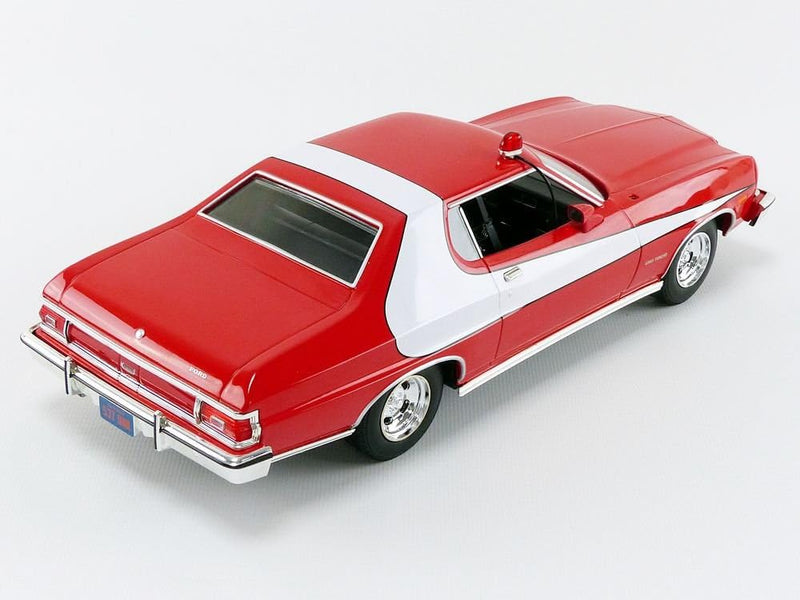 Greenlight Collectibles – 19017 – Ford Gran Torino – Starsky & Hutch 1974 – Echelle 1/18 – Rot/Weiss