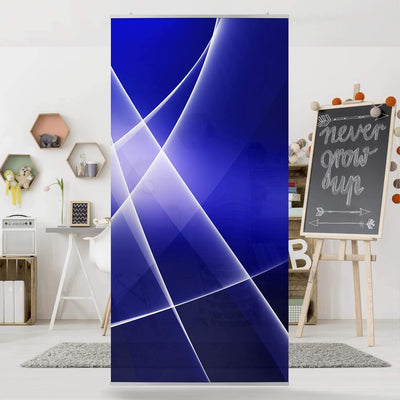 Bilderwelten Raumteiler Blue Disco 250x120cm ohne Halterung 250x120cm without hanger, 250x120cm with