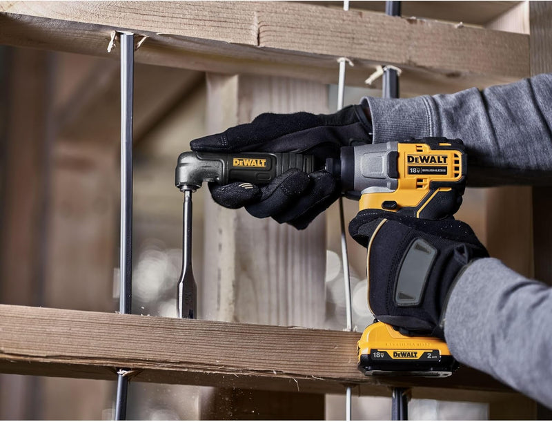 Dewalt Impact Winkelvorsatz für Schlagschrauber DT20500 (1/4" Sechskant, schlagfest, performt mit bi