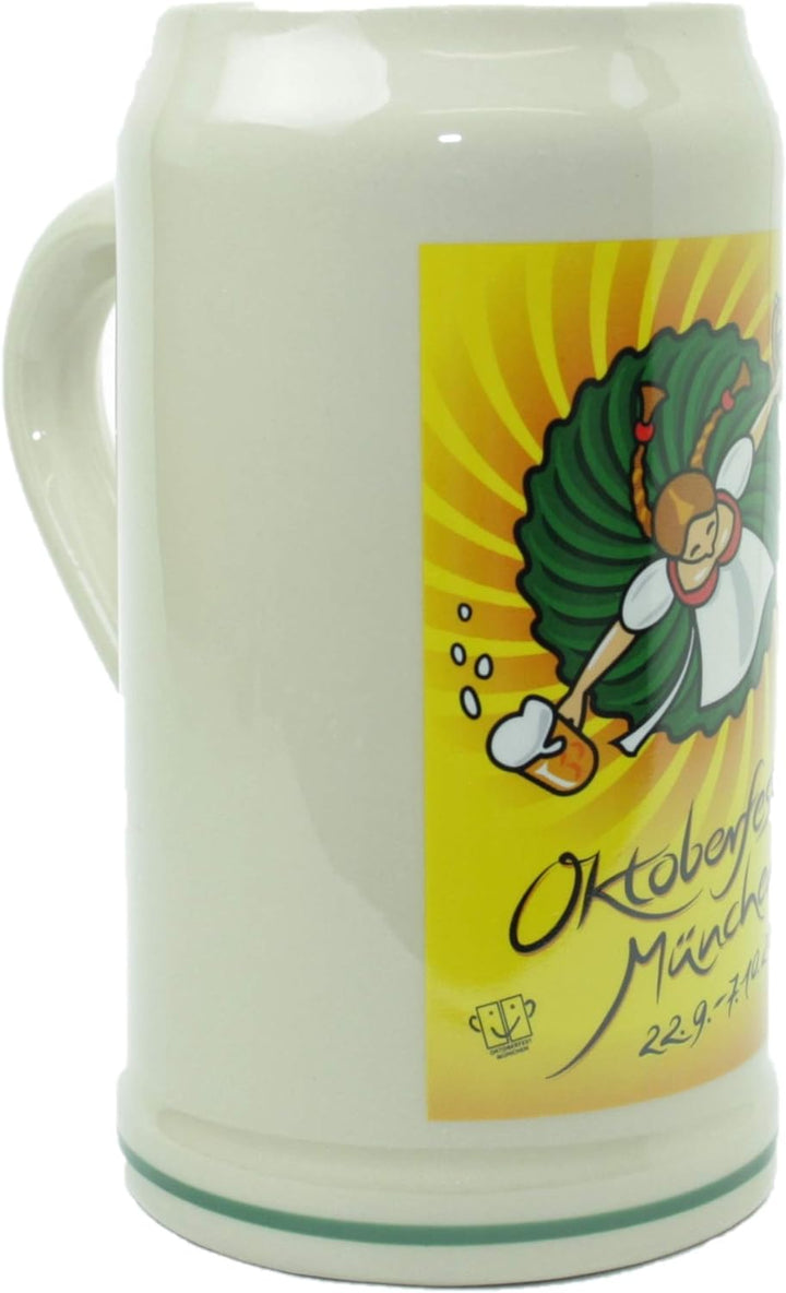 Steinfixx® - Original Oktoberfestkrug 2007 I Jahrgangskrug I Jahreskrug I Wiesnkrug I Sammlerkrug I