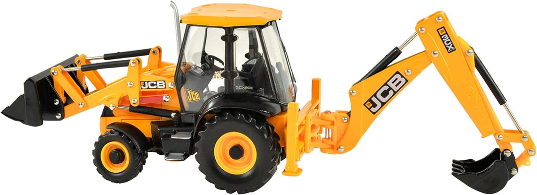TOMY 42702 JCB 3CX Baggerlader, Britains Schiebe Spielzeug aus hochwertigem Material im Massstab 1:3