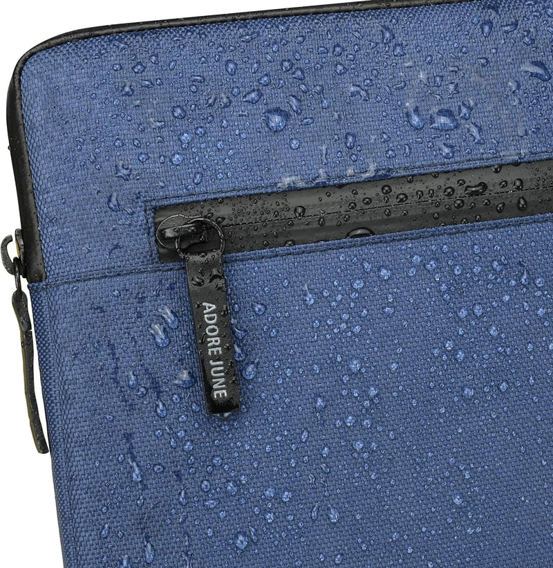 Adore June 14 Zoll Bent Laptop Tasche Blau kompatibel mit MacBook Pro 14 2023 2021, Nachhaltige Recy