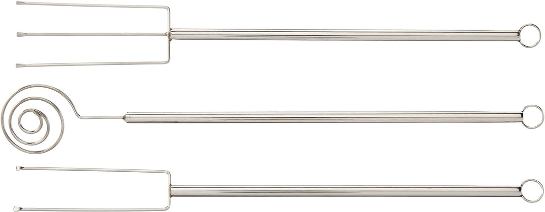 Städter Gabelset, Edelstahl, Silber, 21,5 cm