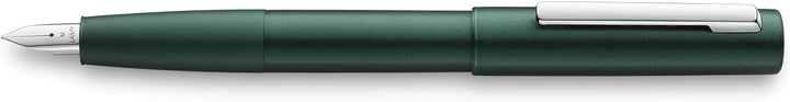 LAMY 1234746 aion Füllhalter 77 – Moderner Füller in der Farbe Dunkelgrün aus einem nahtlos aus Alum