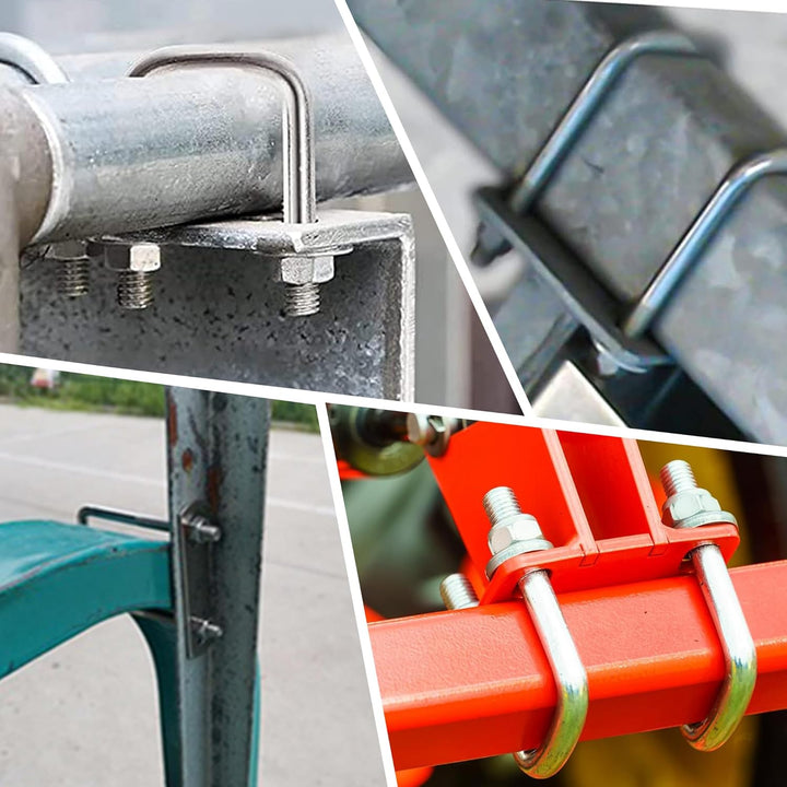 Bügelschrauben M8, U Schrauben, U-Schrauben Bolzen, U Bolzen Abschleppen von Autos mi Muttern und Un