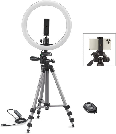 CULLMANN - 52103 - Alpha 1000 Stativ Vlogging Kit BT m. LED-Ringlicht und Bluetooth-Auslöser (Auszug