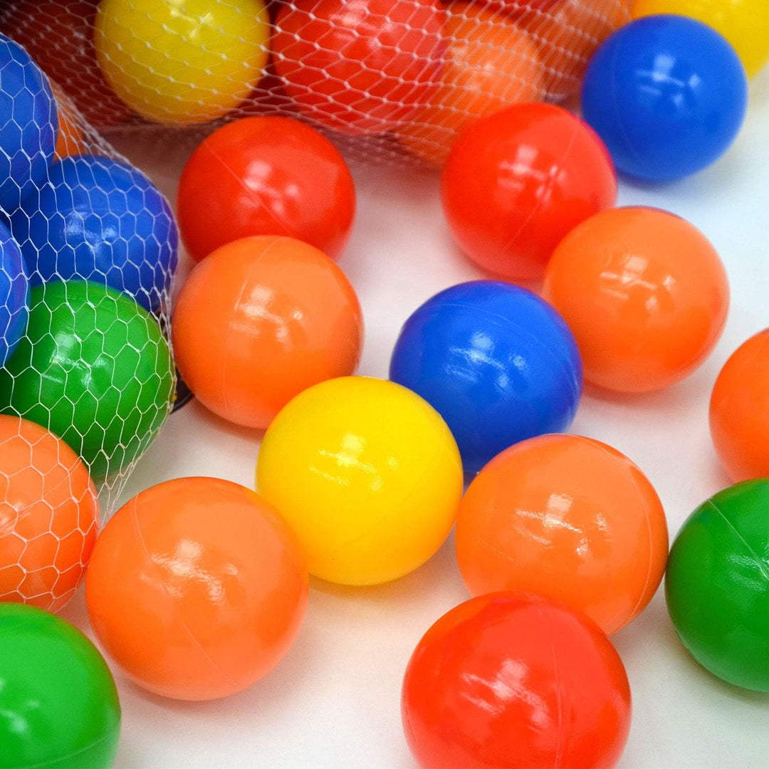 LittleTom 8000 Bunte Bälle für Bällebad 7cm Babybälle Plastikbälle Baby Spielbälle, 8000