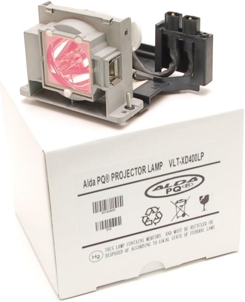 Alda PQ-Premium, Beamerlampe/Ersatzlampe kompatibel mit VLT-XD400LP, 915D035O10 für Mitsubishi ES100