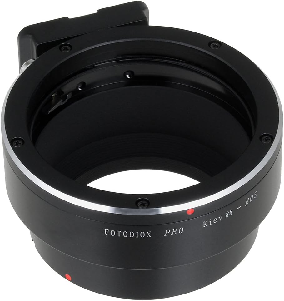 Fotodiox Pro Lens Mount Adapter Compatible with Kiev 88 Lenses on Canon EOS EF/EF-S Cameras Kiev 88