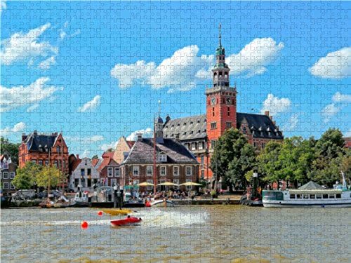 CALVENDO Puzzle Ostfriesland Leer 1000 Teile Lege-Grösse 64 x 48 cm Foto-Puzzle Bild von Peter Roder