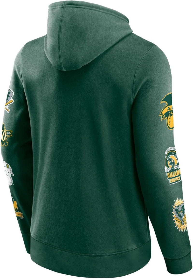 Oakland Athletics Fundamentals Patches Fleece Hoody XL, XL