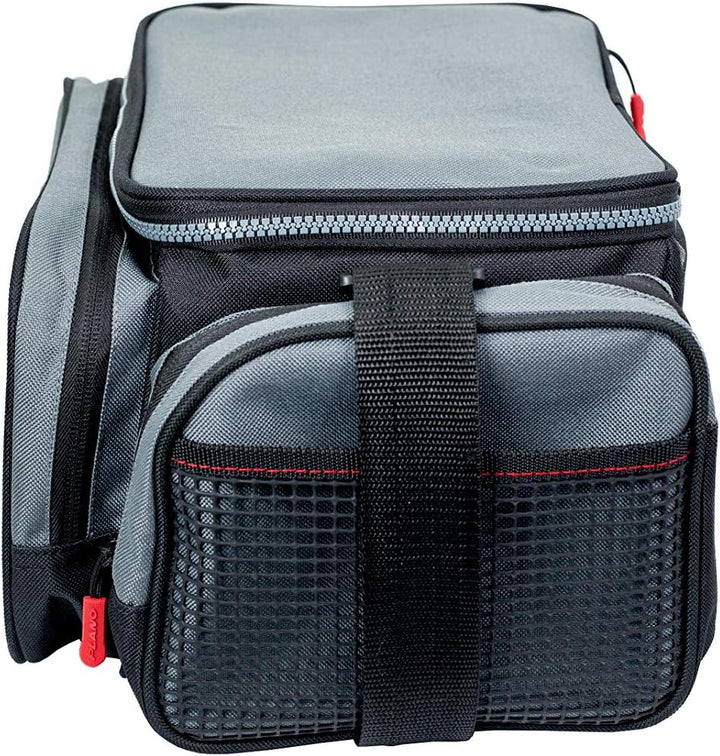 Plano Weekend Serie 3500 Softsider-Tackle-Tasche, Grauer Stoff, enthält 2 3500 Stowaway Storage Boxe