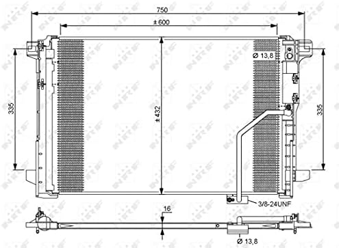 NRF 35793 Kondensator, Klimaanlage