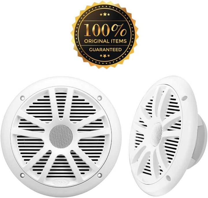 2 Lautsprecher kompatibel mit BOSS Audio Systems MR6W Marine doppelkegel 6,5" 16,50 cm 90 watt rms 1