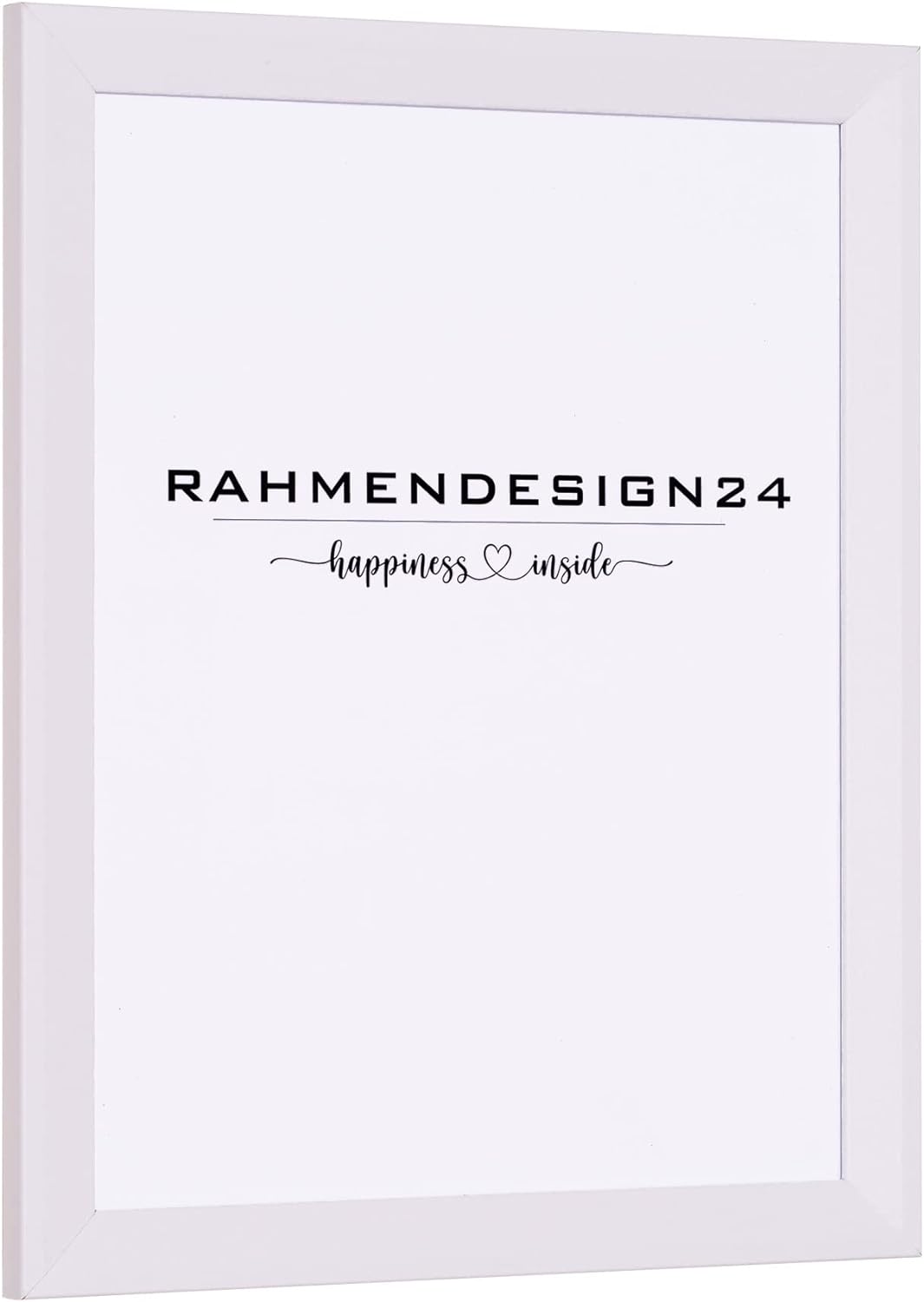 Rahmendesign24 Bilderrahmen Rio 50x60 Weiss (matt) Fotorahmen, Wechselrahmen, Posterrahmen, Puzzlera