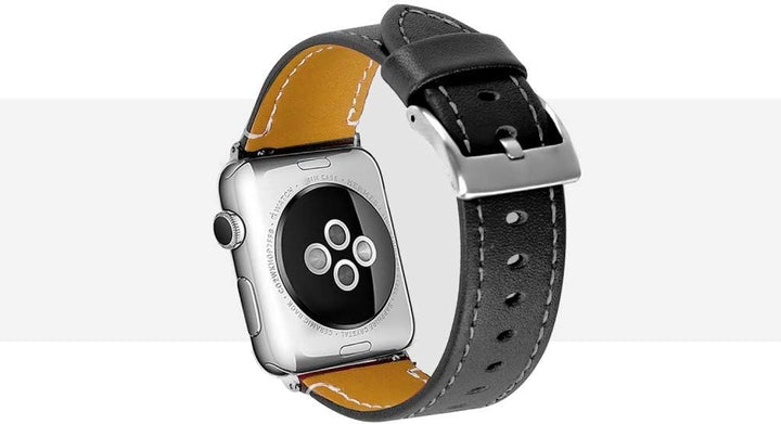 CoverKingz Leder Armband kompatibel mit Apple Watch Armband 42mm/44mm/45mm/49mm - Lederarmband für A