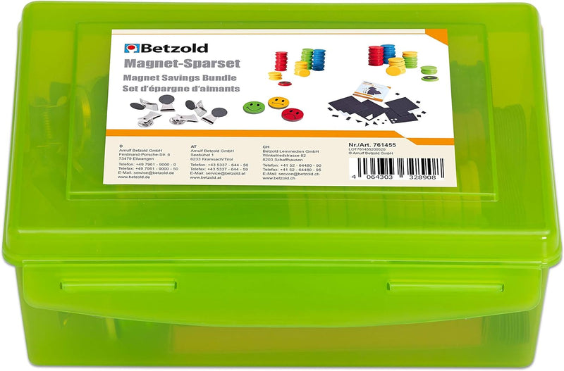 Betzold - Magnet-Sparset in Aufbewahrungsbox - Magnete Tafelmagnete Lehrerbedarf Sonstiges, Sonstige