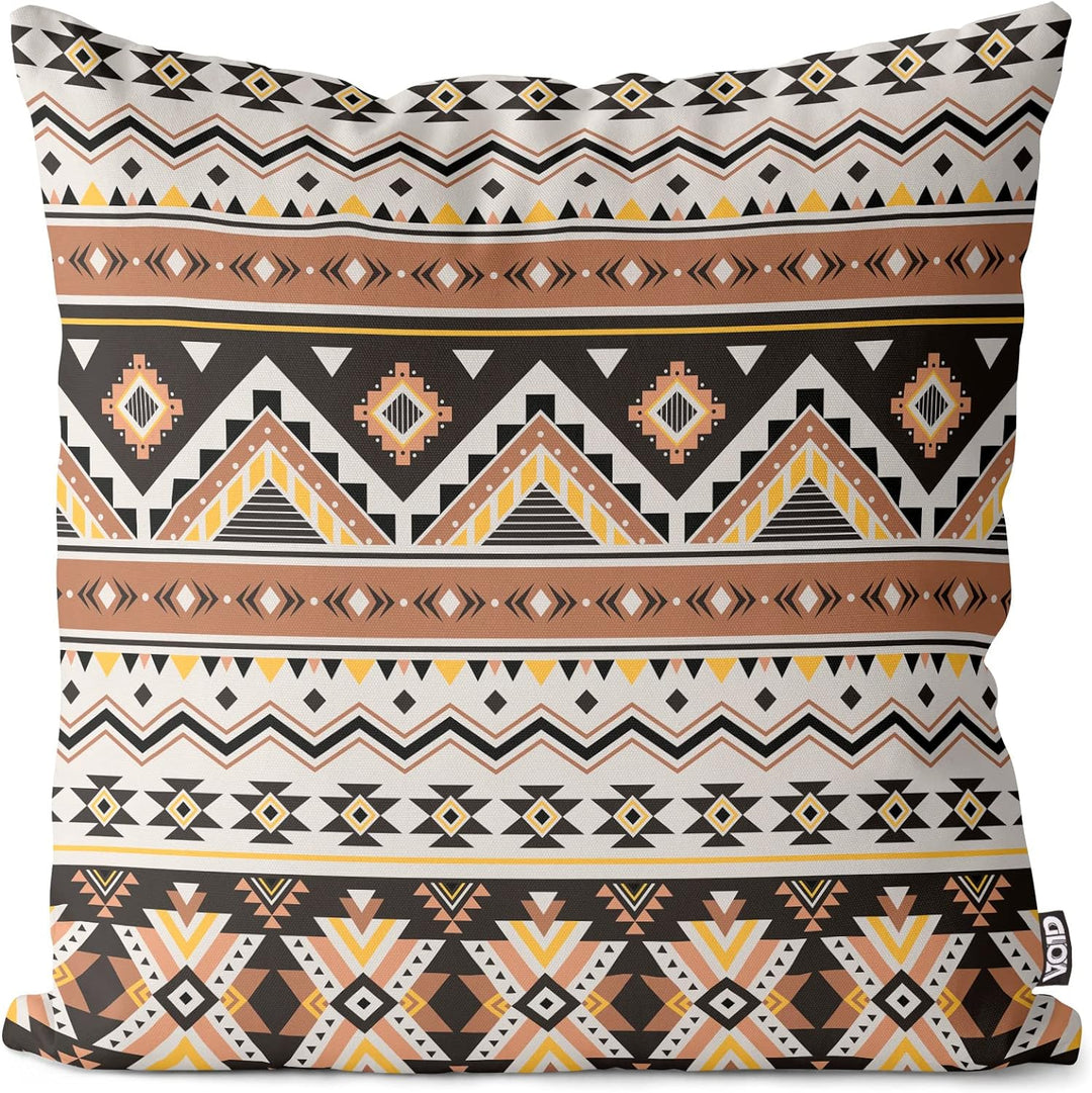 VOID Azteken Ethno Muster Kissenbezug Kissenhülle Sofakissen Kissen Deko Outdoor-Kissen Dekokissen,