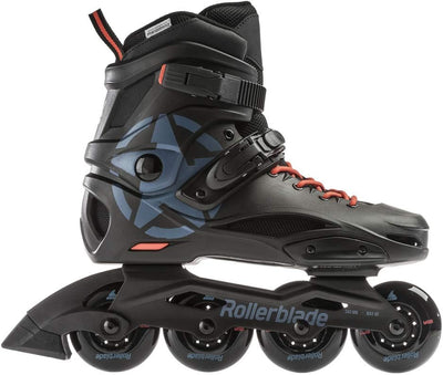 Rollerblade Unisex – Erwachsene Rb Cruiser Inline-Skate 220 black/grey blue, 220 black/grey blue