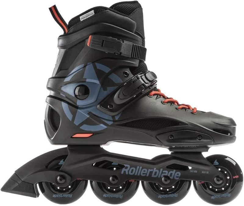 Rollerblade Unisex – Erwachsene Rb Cruiser Inline-Skate 220 black/grey blue, 220 black/grey blue