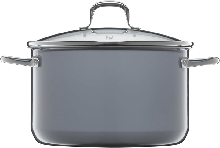 WMF Fusiontec Essential Kochtopf gross, 24 cm, Glasdeckel, Fleischtopf Induktion, 6,4l, High-Tech Ke