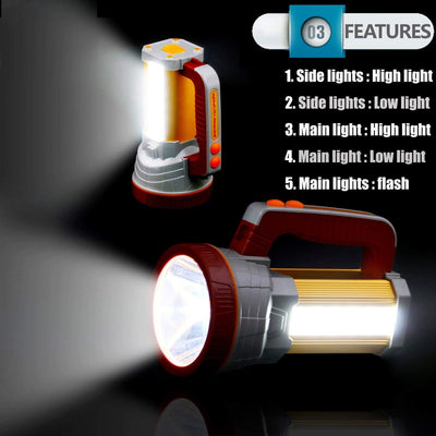 AF-WAN LED LED Suchscheinwerfer Wiederaufladbare Handheld Scheinwerfer Hochleistungs Super Bright 90