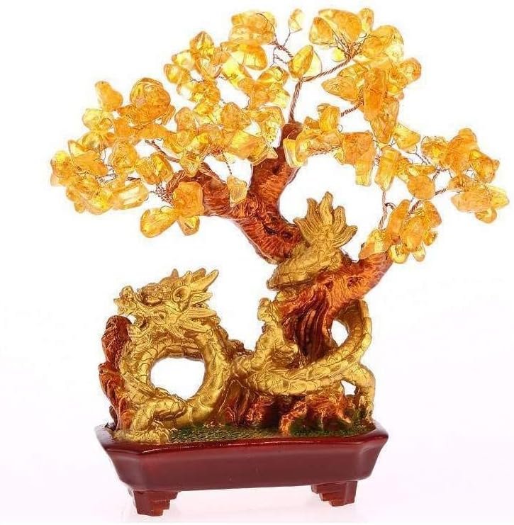 lachineuse Dragon-Baum aus Zitrone – Feng Shui – Erfolg, Reichtum und Wohlstand Drache - Citrin, Dra