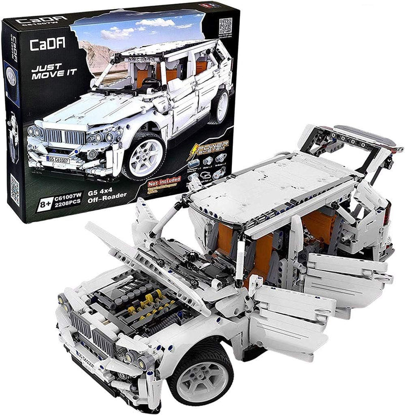 G5 4x4 Off-Roader SUV mit höhenverstellbarem Fahrwerk, 6-Zylinder, 2208 Teile, (kompatibel mit Lego