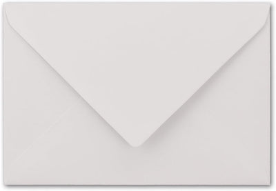Kuverts Weiss - 75 Stück - Brief-Umschläge DIN C6-114 x 162 mm - 11,4 x 16,2 cm - Nassklebung - matt