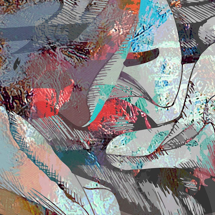 Wandbild XXL Pflanzenmotiv Deko Kunst Bilder Stilvoll mehrfarbig 150x50 cm Deco panel 150x50 cm B, D