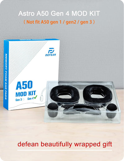 A50 Gen 4 Mod Kit – defean Ersatz-Ohrpolster und Kopfband, kompatibel mit Astro A50 Gen 4 Headset, O