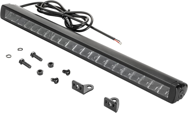 HELLA 1FJ 358 176-301 LED-Fernscheinwerfer - Black Magic Slim Lightbar 20" - 12/24V - Anbau - Kabel: