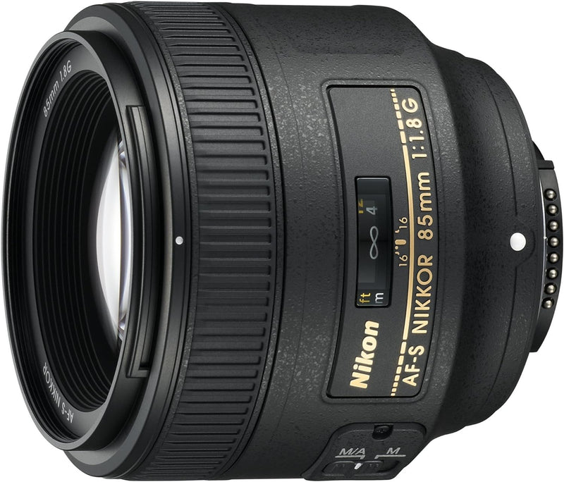 Nikon AF-S Nikkor, 85mm f/1.8G Objektiv, schwarz, Nital Card: - Single, Single