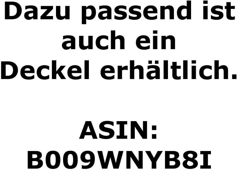 Riess, 0274-033, Hoher Topf mit Chromrand 22 cm, ohne Deckel, CLASSIC- WEISS, Durchmesser 22 cm, Inh